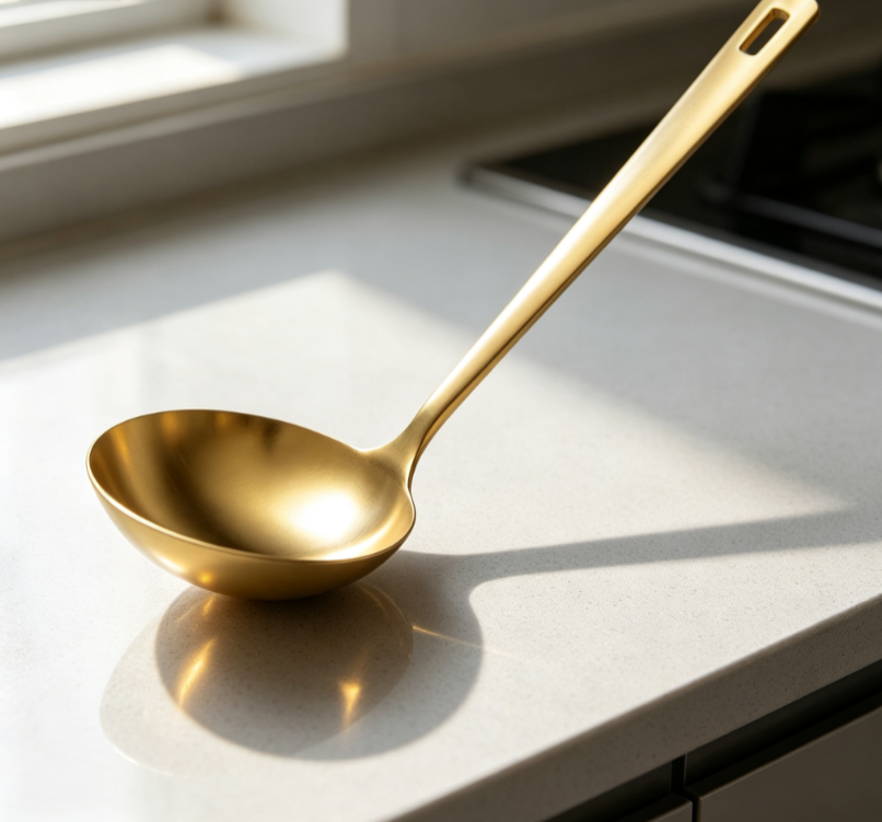 Household Thickened Long-Handled Large Soup Ladle (Kitchen) - Image 2