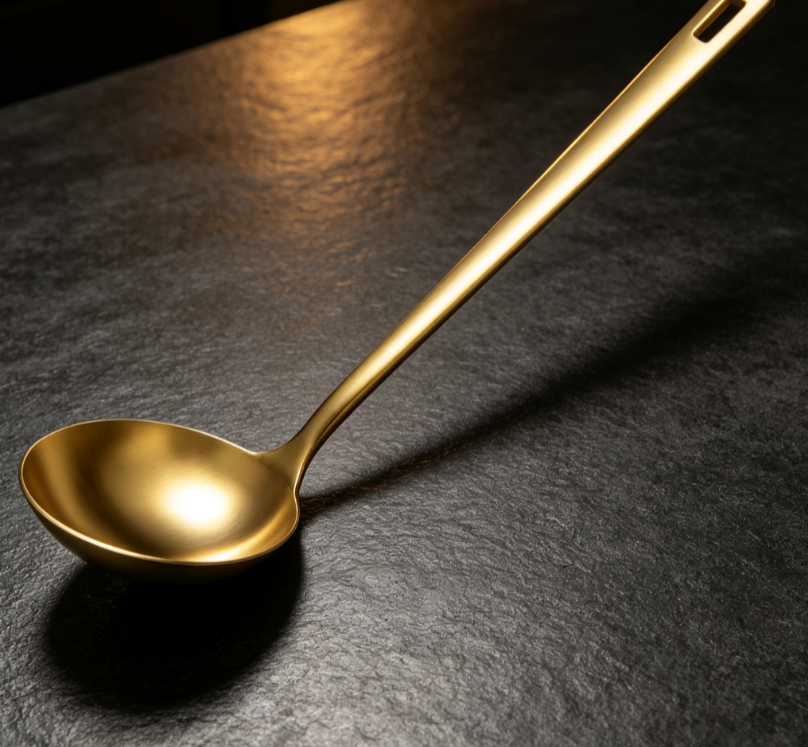 Household Thickened Long-Handled Large Soup Ladle (Kitchen)
