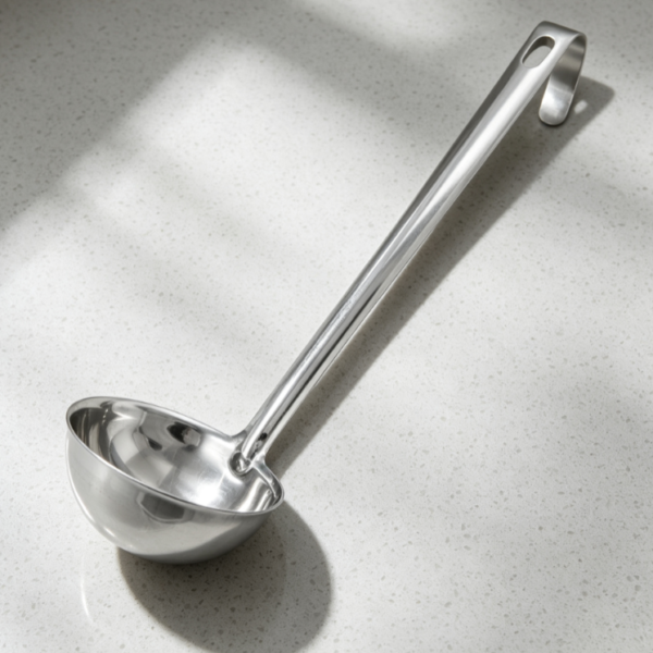 Stainless Steel Soup Ladle with Hook