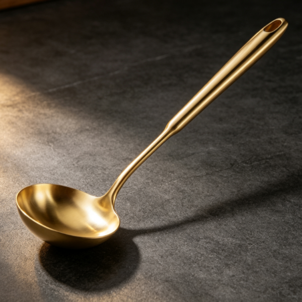 Luxury Gold Stainless Steel Ladle