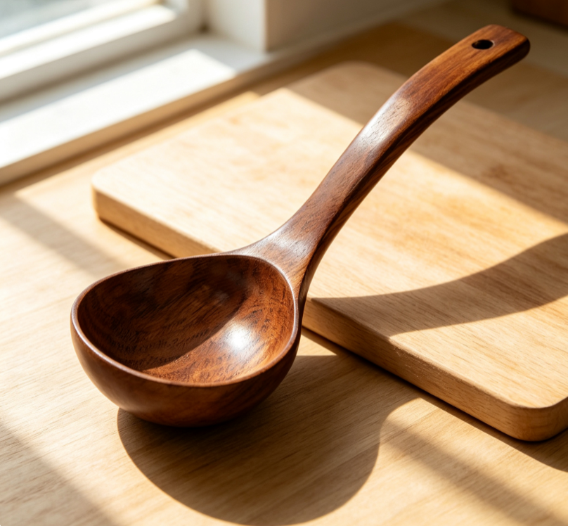 Solid Wood Ladle - Image 2